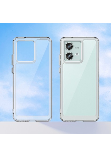 Motorola Edge 40 Neo 5g Kılıf Çizilmez Tpu+Akrilik Cep Telefonu Arka Kapağı-Şeffaf (Yurt Dışından) fiyatları