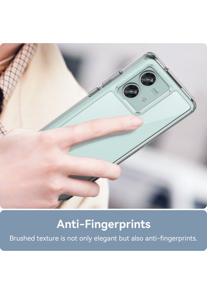 Motorola Edge 40 Neo 5g Kılıf Çizilmez Tpu+Akrilik Cep Telefonu Arka Kapağı-Şeffaf (Yurt Dışından) indirimleri