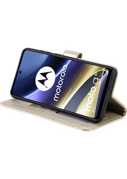 Motorola Moto G51 5g Için Mandala Çiçek Baskılı Telefon Kılıfı, Pu Deri Darbeye Dayanıklı Cüzdan Kılıf Standı Kabuk Bilek Kayışı Ile-Altın (Yurt Dışından) indirimleri