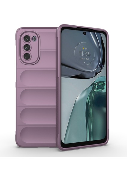 Motorola Moto G62 5g Anti-Düşme Koruyucu Telefon Kılıfı Sağlam Tpu Telefon Kılıfı-Açık Mor (Yurt Dışından)