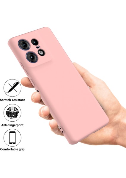 Motorola Edge 50 Pro 5g Kılıf Yumuşak Sıvı Silikon Telefon Kılıfı Cep Telefonu Aksesuarları -Pembe (Yurt Dışından) fiyatları