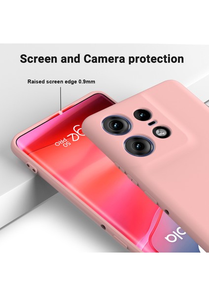 Motorola Edge 50 Pro 5g Kılıf Yumuşak Sıvı Silikon Telefon Kılıfı Cep Telefonu Aksesuarları -Pembe (Yurt Dışından) fırsatları