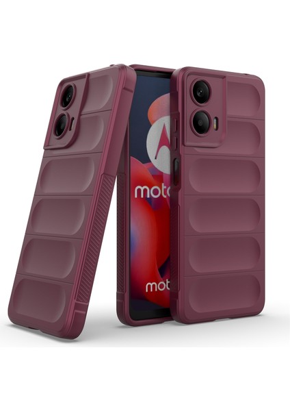 Motorola Moto G24 4G/E14 4g Kılıf Düşmeye Karşı Yumuşak Tpu Sağlam Telefon Arka Kapağı-Şarap Kırmızısı (Yurt Dışından) fiyatları