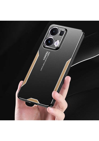 Oppo RENO13 Pro 5g Telefon Kılıfı Alüminyum Alaşımlı Tpu Pc Arka Kapak-Altın (Yurt Dışından) fiyatları