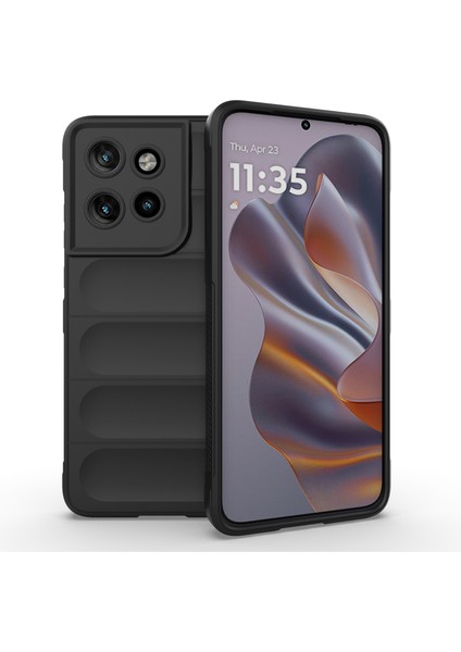 Motorola Edge 50 Neo 5g/moto S50 5g/thinkphone 25 5g Kılıf Düşmeye Karşı Yumuşak Tpu Sağlam Telefon Arka Kapağı-Siyah (Yurt Dışından)