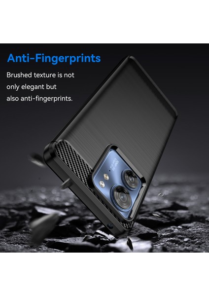 Motorola Edge 40 5g Fırçalanmış Telefon Kılıfı Karbon Fiber Doku Tpu Kapak-Siyah (Yurt Dışından) indirimleri