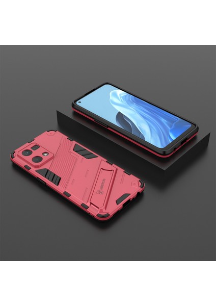 Oppo Reno7 4g Arka Kılıf Kickstand Pc Yumuşak Tpu Telefon Kılıfı-Gül (Yurt Dışından) modelleri