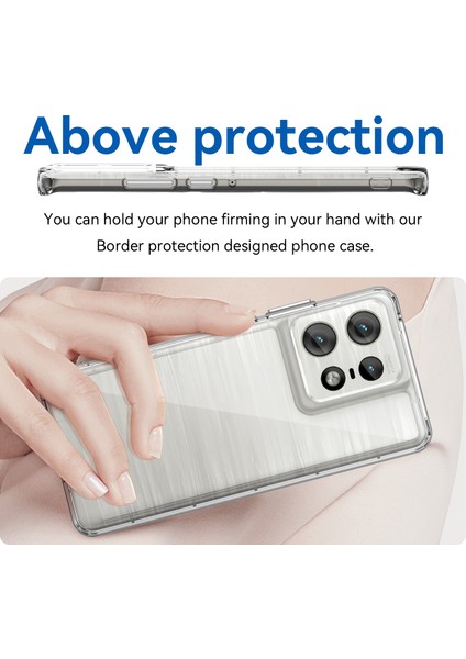 Motorola Edge 50 Pro 5g Kılıf Tpu Çerçeve+Akrilik Arka Hibrit Telefon Kılıfı-Şeffaf (Yurt Dışından) indirimleri
