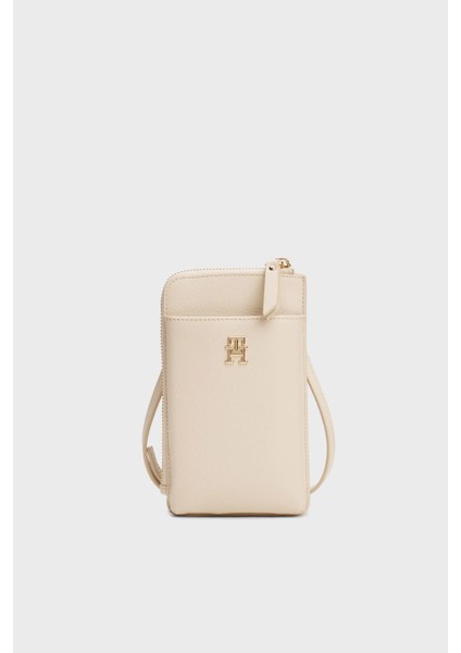 Logolu Ayarlanabilir Askılı Telefon Çantası Bayan Telefon Çantası AW0AW17512 Acı