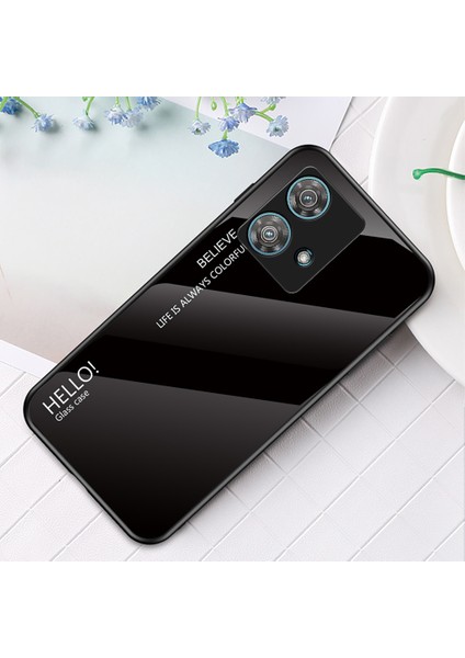 Motorola Edge 40 Neo 5g Temperli Cam + Pc + Tpu Telefon Kılıfı Düşmeye Lı Kapak - Siyah (Yurt Dışından) indirimleri
