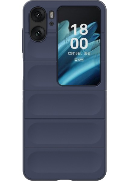 Oppo Find N2 Flip 5g Telefon Kılıfı Sert Pc Çizilmez Kapak-Koyu Mavi (Yurt Dışından) fiyatları