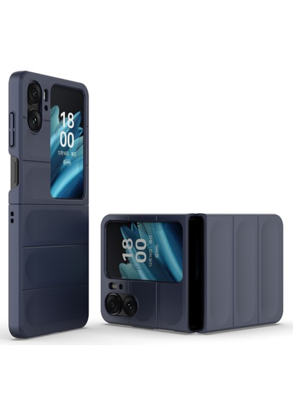 Oppo Find N2 Flip 5g Telefon Kılıfı Sert Pc Çizilmez Kapak-Koyu Mavi (Yurt Dışından) modelleri