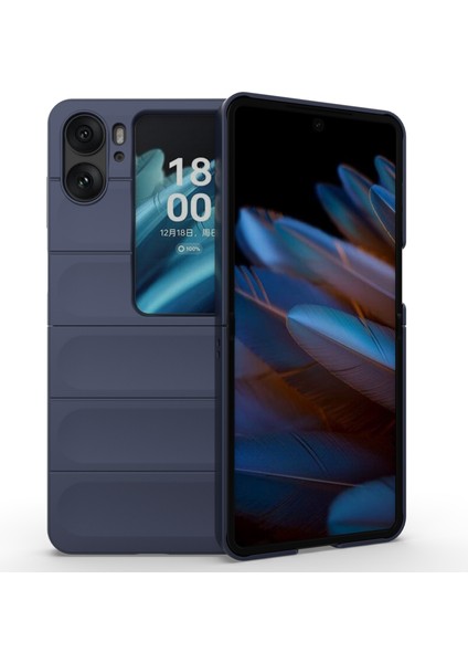 Oppo Find N2 Flip 5g Telefon Kılıfı Sert Pc Çizilmez Kapak-Koyu Mavi (Yurt Dışından) fırsatları