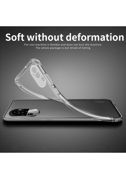 Mofı Oppo RENO10 Pro+5g Telefon Tpu Kılıf Çizilmez Şeffaf Cep Telefonu Kılıfı (Yurt Dışından) fırsatları