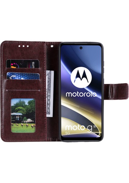 Motorola Moto G51 5g Için Mandala Çiçek Baskılı Telefon Kılıfı, Pu Deri Darbeye Dayanıklı Cüzdan Kılıf Standı Kabuk Bilek Kayışı Ile-Kahverengi (Yurt Dışından) fırsatları