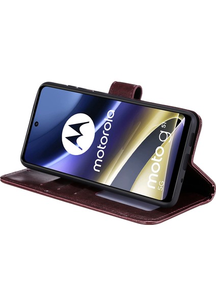 Motorola Moto G51 5g Için Mandala Çiçek Baskılı Telefon Kılıfı, Pu Deri Darbeye Dayanıklı Cüzdan Kılıf Standı Kabuk Bilek Kayışı Ile-Kahverengi (Yurt Dışından) indirimleri