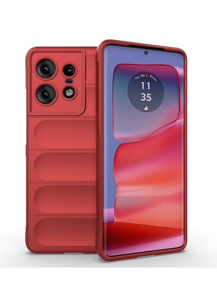 Motorola Edge 50 Pro 5g Kılıf Tpu Sağlam Koruma Telefon Kılıfı-Kırmızı (Yurt Dışından)