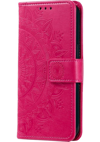 Oppo A58 5g Için Cep Telefonu Kılıfı, Baskılı Mandala Çiçek Desenli Cüzdan Standlı Telefon Kılıfı Askılı-Gül (Yurt Dışından) indirimleri