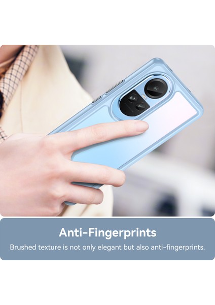 Oppo RENO10 Pro 5G(GLOBAL)/RENO10 5g(Global)Tpu+Akrilik Hibrit Kılıf Düşmeye Dayanıklı Cep Telefonu Arka Koruyucu Kapak-Mavi (Yurt Dışından) indirimleri