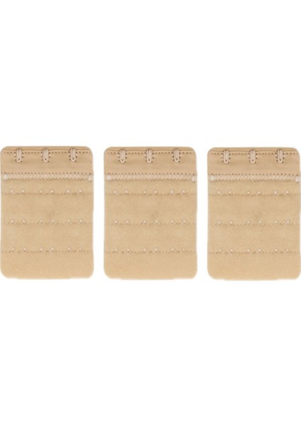 Kadın Sütyen Uzatma Agrafı 3 Kancalı Kopça Ten Rengi 3'lü Set Sütyen Genişletici fiyatları