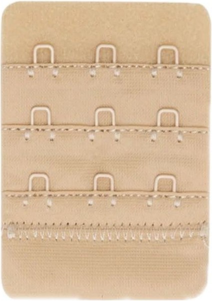 Kadın Sütyen Uzatma Agrafı 3 Kancalı Kopça Ten Rengi 3'lü Set Sütyen Genişletici modelleri