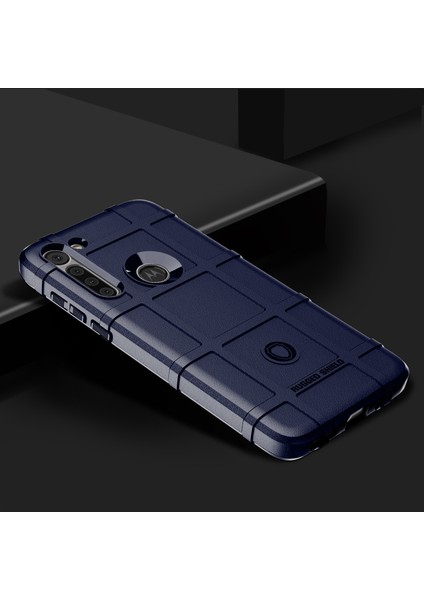 Motorola Moto G8 Power-Blue Için Sağlam Kalkan Kare Izgara Doku Kalınlaştırılmış Tpu Kılıf (Yurt Dışından) fiyatları