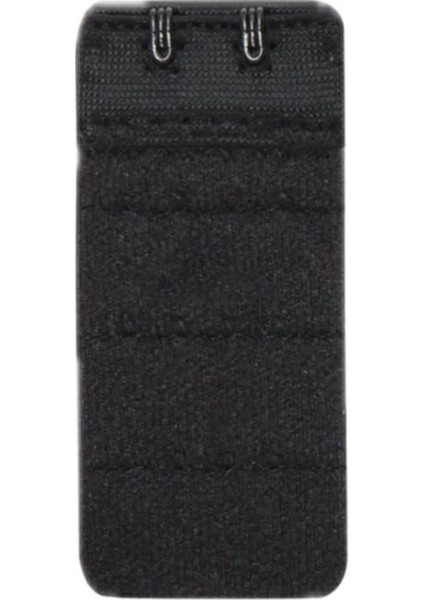 Kadın Sütyen Uzatma Agrafı 2 Kancalı Kopça Siyah 3'lü Paket fırsatları