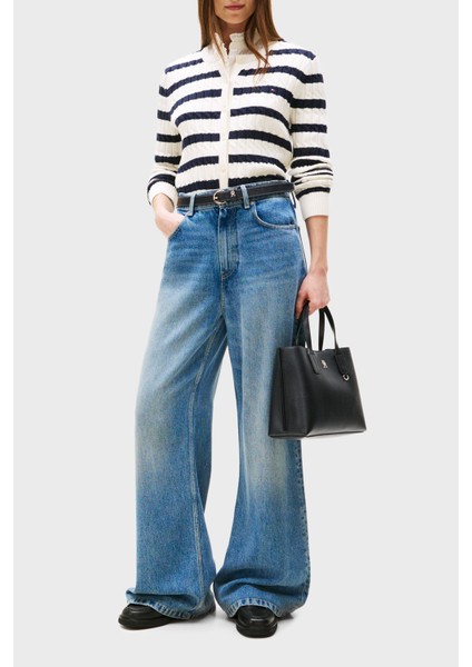 Logolu Çıkarılabilir Askılı Tote Çanta Bayan Çanta AW0AW17459 Bds fiyatları