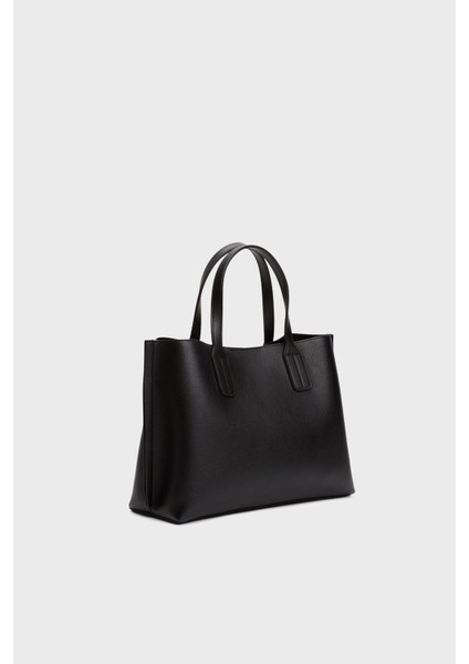 Logolu Çıkarılabilir Askılı Tote Çanta Bayan Çanta AW0AW17459 Bds modelleri