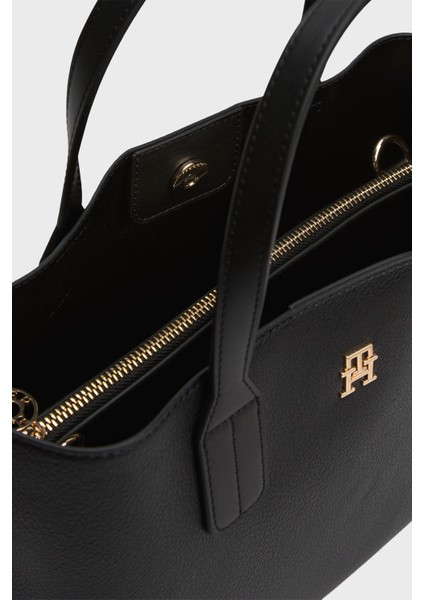 Logolu Çıkarılabilir Askılı Tote Çanta Bayan Çanta AW0AW17459 Bds fırsatları