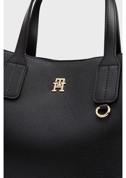 Logolu Çıkarılabilir Askılı Tote Çanta Bayan Çanta AW0AW17459 Bds indirimleri