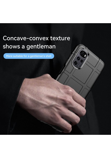 Motorola Moto G22/E32 4G/E32S 4g Için Sağlam Kare Izgara Telefon Kılıfı, Düşmeye Karşı Kalınlaştırılmış Tpu Koruyucu Kılıf-Siyah (Yurt Dışından) indirimleri