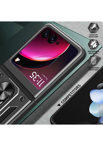 Motorola Razr 40 Ultra 5g Kılıf Pc+Tpu Telefon Kılıfı Kickstand Telefon Kabuğu-Altın (Yurt Dışından) fırsatları