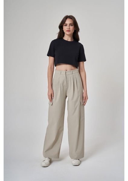 Kadın PANTOLON-1523062 Kum