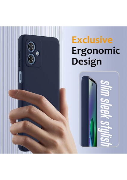 Motorola Moto G54 Power 5g/motorola Moto G64 5g/motorola Moto G54 5g Kılıf Magsafe Düşmeye Karşı Dayanıklı Sıvı Silikon Telefon Kılıfı ile Uyumlu-Koyu Mavi (Yurt Dışından) fırsatları