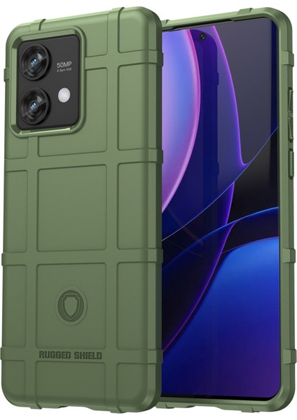 Motorola Edge 40 Neo 5g Kılıf Kare Izgara Doku Tpu Cep Telefonu Kılıfı-Yeşil (Yurt Dışından)