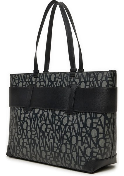 Jakarlı Logo Baskılı Büyük Çanta Bayan ÇANTA 949127 3F742 00850 modelleri