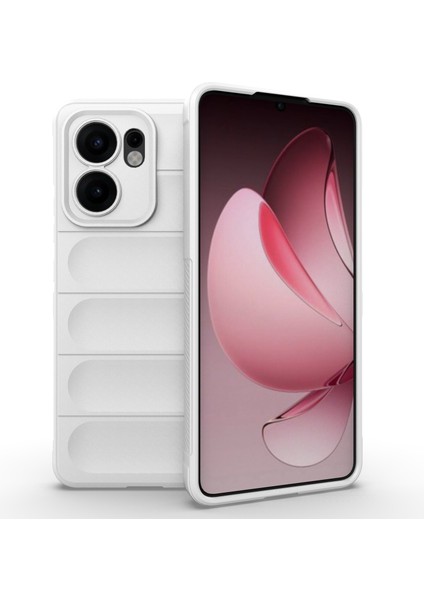 Oppo RENO13 F 5g Kılıf Düşmeye Karşı Yumuşak Tpu Sağlam Telefon Arka Kapağı-Beyaz (Yurt Dışından)
