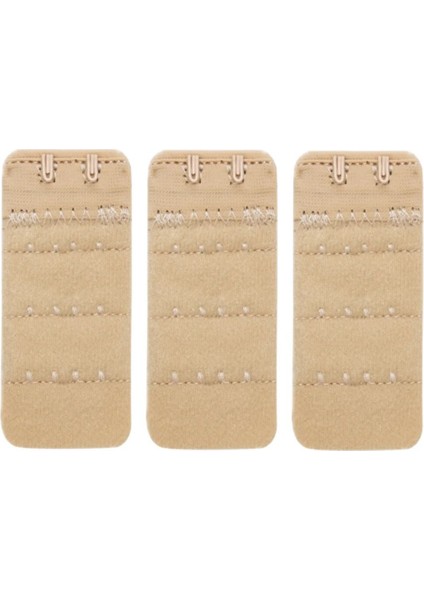 Kadın Sütyen Uzatma Agrafı 2 Kancalı Kopça Ten Rengi 3'lü Paket fiyatları