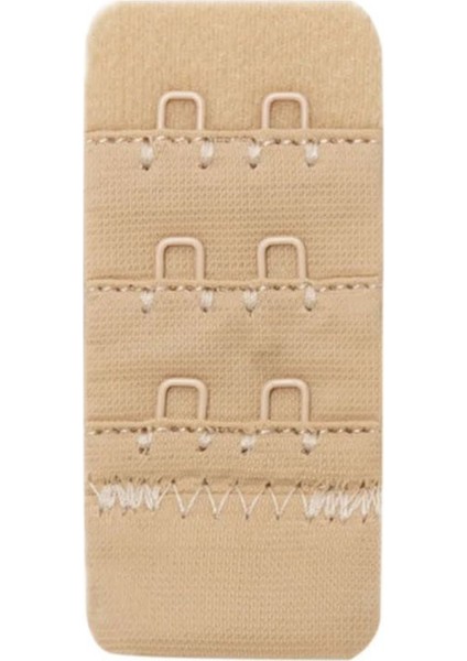 Kadın Sütyen Uzatma Agrafı 2 Kancalı Kopça Ten Rengi 3'lü Paket modelleri