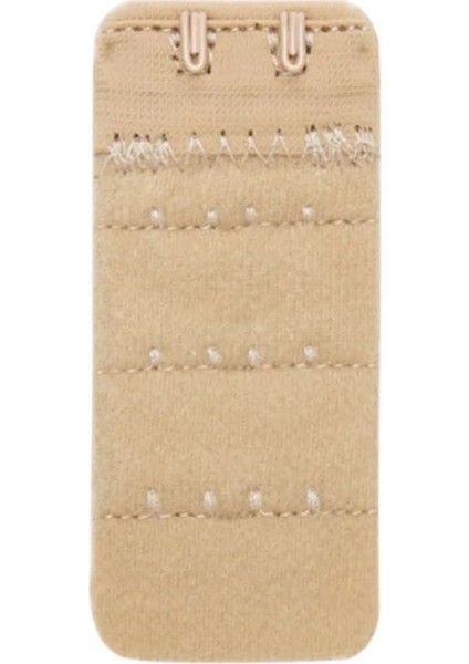 Kadın Sütyen Uzatma Agrafı 2 Kancalı Kopça Ten Rengi 3'lü Paket fırsatları