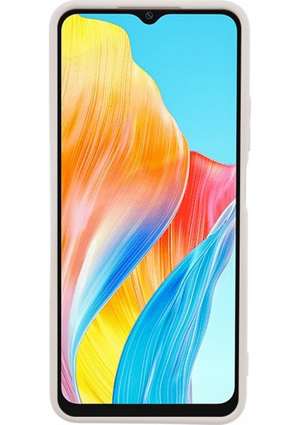 Oppo A38 4G/A18 4g Kılıf Fiber Astar Iç Tpu Telefon Kılıfı-Beyaz (Yurt Dışından) indirimleri