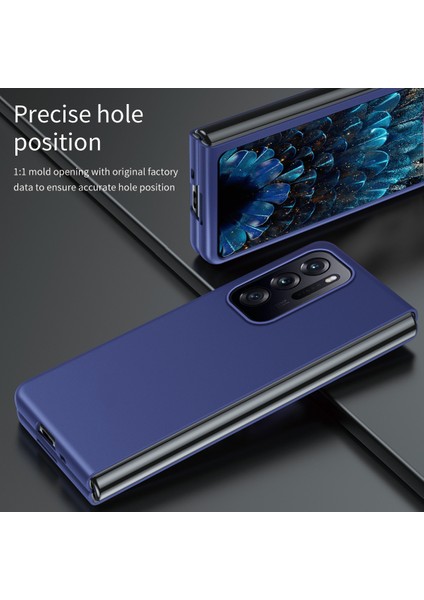 Oppo Find N Ka Yüzey Cilt Dokunma Hissi Pc Telefon Çoklu Renk Engelsiz Katlanabilir Koruyucu Kılıf-Gül Altını (Yurt Dışından) fırsatları