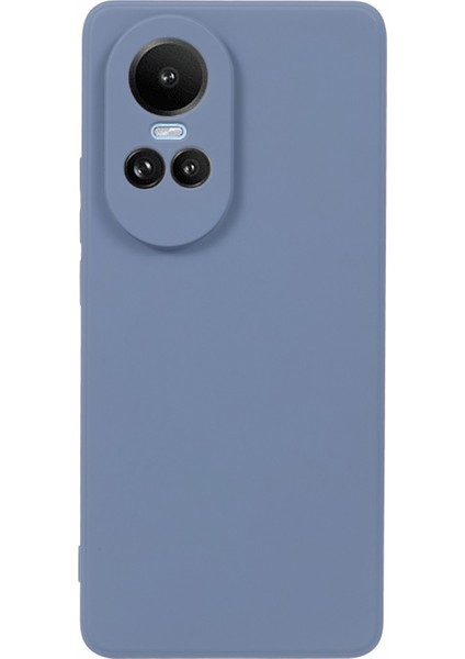 Oppo RENO10 5g(Global)Kılıf Ka Tpu Fiber Astarlı Telefon Kılıfı-Lavanta Grisi (Yurt Dışından)