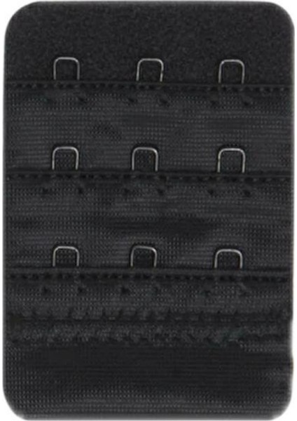 Kadın Sütyen Uzatma Agrafı 3 Kancalı Kopça Siyah 3'lü Set Sütyen Genişletici modelleri