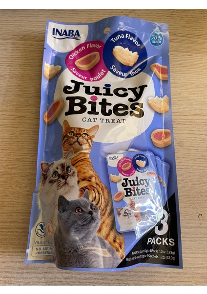 Juicy Bites Kedi Ödülleri Yengeç ve Tarak Aromalı