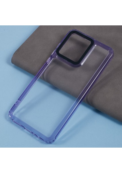 Motorola Moto G84 5g Şeffaf Telefon Kılıfı Pc+Tpu Hibrit Arka Kapak-Şeffaf Mor (Yurt Dışından) fırsatları