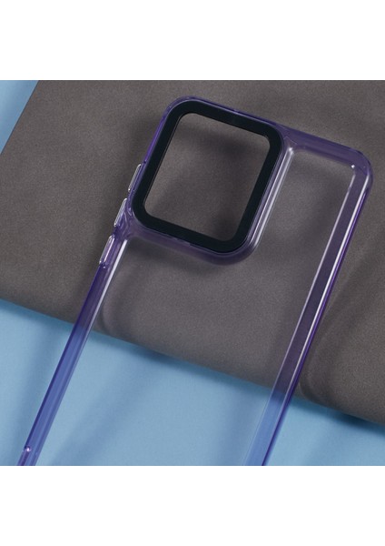 Motorola Moto G84 5g Şeffaf Telefon Kılıfı Pc+Tpu Hibrit Arka Kapak-Şeffaf Mor (Yurt Dışından) indirimleri