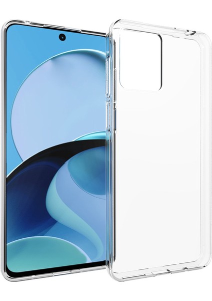 Motorola Moto G14 4g Yumuşak Tpu Telefon Kılıfı Ultra Ince Şeffaf Akıllı Telefon Kılıfı (Büyük Arka Lens Deliği) (Yurt Dışından)