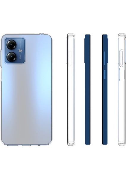 Motorola Moto G14 4g Yumuşak Tpu Telefon Kılıfı Ultra Ince Şeffaf Akıllı Telefon Kılıfı (Büyük Arka Lens Deliği) (Yurt Dışından) indirimleri